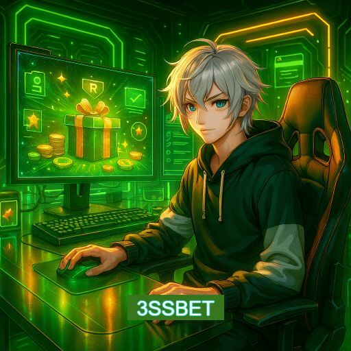 Imagem promocional da 3SSBET mostrando a plataforma e suas vantagens