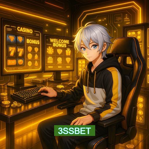 Imagem promocional da 3SSBET mostrando a plataforma e suas vantagens