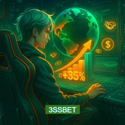 Imagem promocional da 3SSBET mostrando a plataforma e suas vantagens