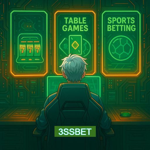 Imagem promocional da 3SSBET mostrando a plataforma e suas vantagens