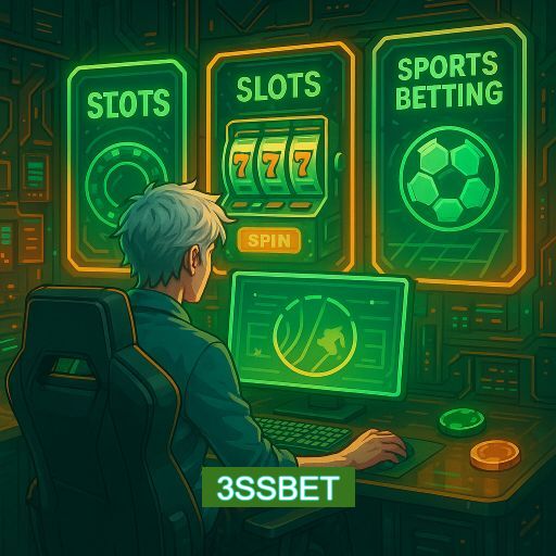 Imagem promocional da 3SSBET mostrando a plataforma e suas vantagens