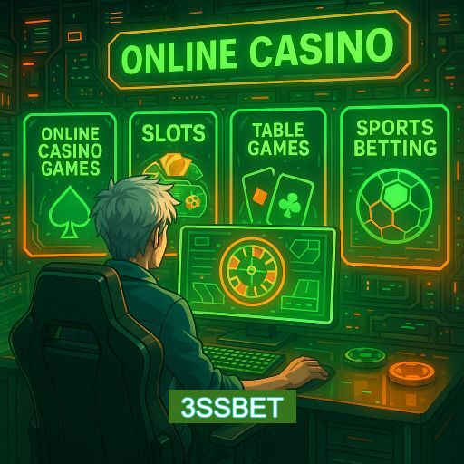 Imagem promocional da 3SSBET mostrando a plataforma e suas vantagens