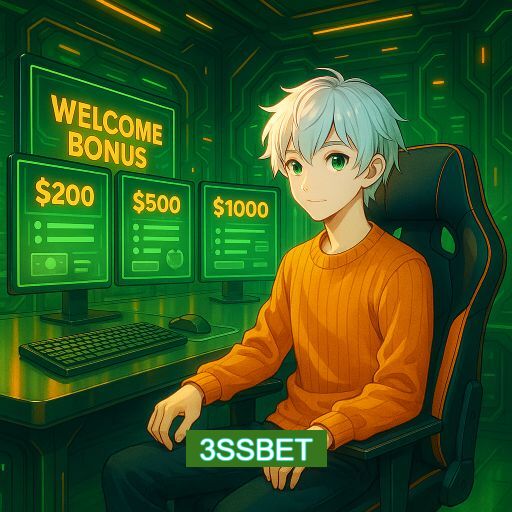 Imagem promocional da 3SSBET mostrando a plataforma e suas vantagens